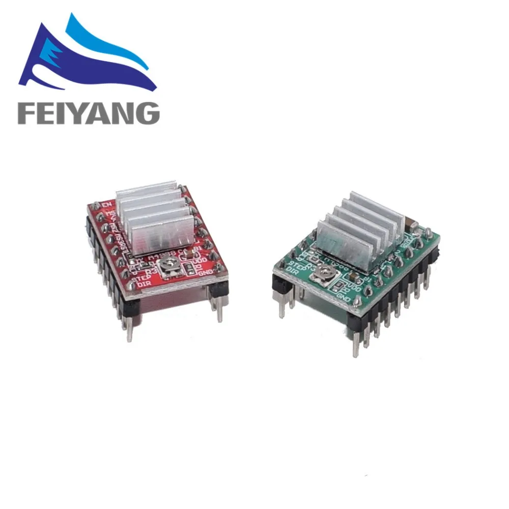 5 шт. детали для 3D-принтера Reprap A4988 модуль драйвера шагового двигателя с