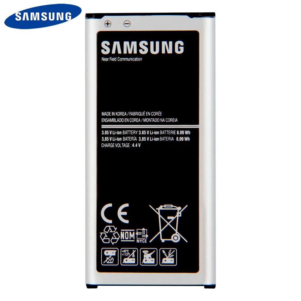 Оригинальная запасная аккумуляторная батарея для телефона Samsung GALAXY S5 mini G800F G870A