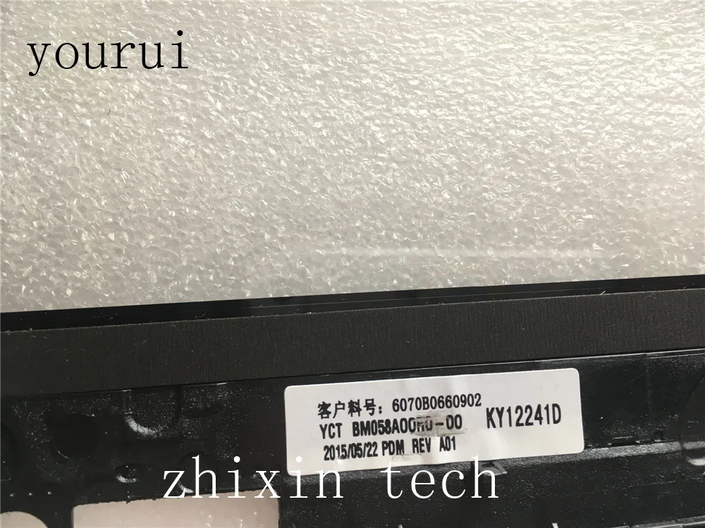 Barato Bisel Yourui Para Hp ENVY TS 15-J 15-J003 Con Cristal Digitalizador De Pantalla Táctil Con 6070B0660902
