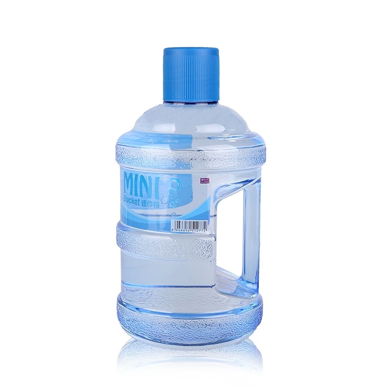 B 630ML 1 шт., 630 мл, большая емкость, большие спортивные, тренировочные, вечерние, портативные бутылки для воды, для бега, тренировки, прозрачные бутылки для воды - Color: B 630ML