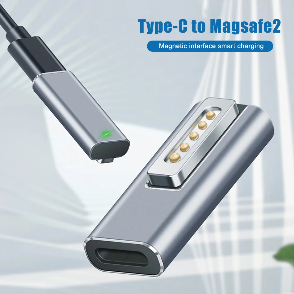 

Подходит для macbook ноутбука с преобразователем type-c mother to magsafe2 PD, быстрая зарядка, безопасный, прочный, срок службы, продление срока службы