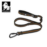 truelove pet leash hands free adjustable nylon dog leash material pet leash with carabiner tll2671