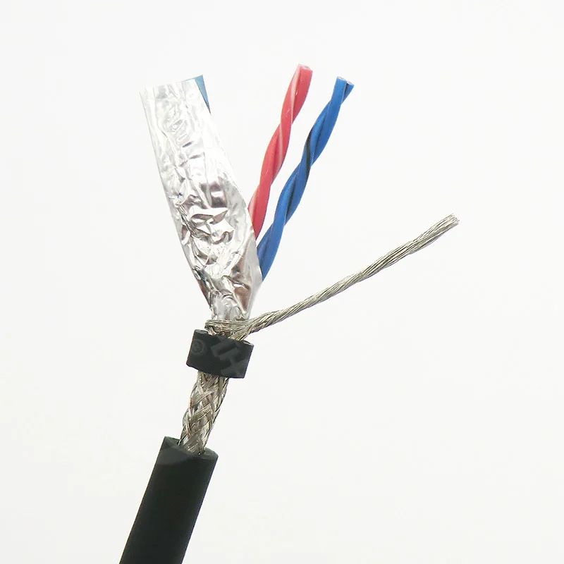 4-жильный гибкий экранированный кабель витой пары 0 14 2 26 24 мм² энкодера 485 22awg