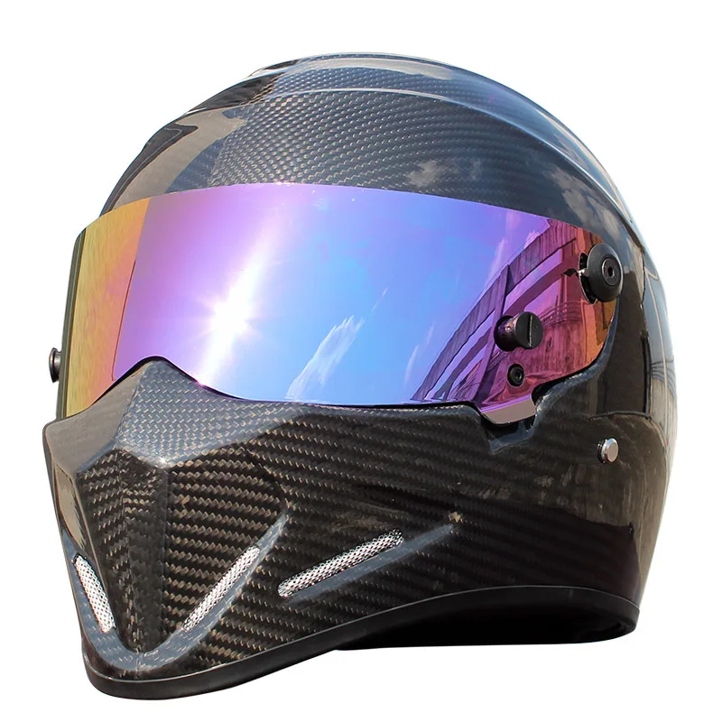 Профессиональный мотоциклетный шлем ATV-4 карбоновый для картов автомобиль