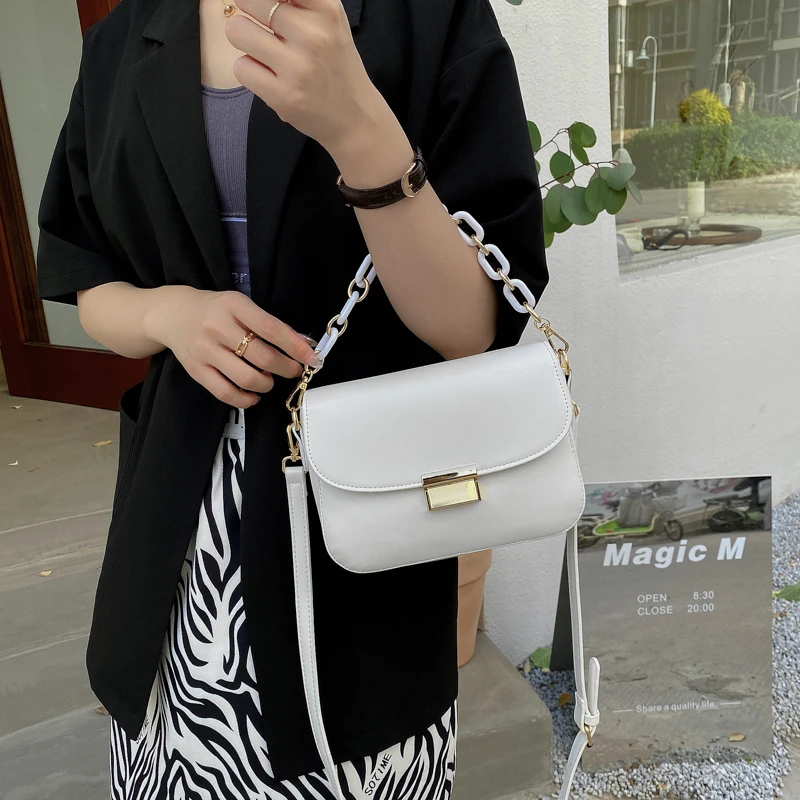 

Simple retro ladies bag new luxury multifunctional small square bag casual PU shoulder messenger female bag brand handbag gift