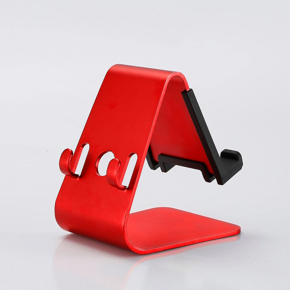 Metal red SeenDa универсальная подставка для телефона для iPhone huawei Настольный держатель для телефона Подставка для мобильного телефона для samsung Vivo поддержка дропшиппинг - Цвет: Metal red