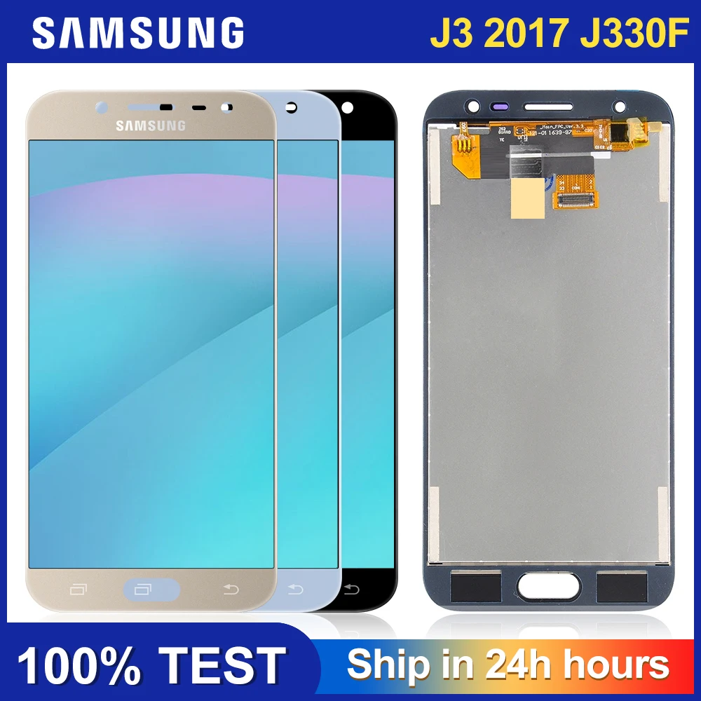 Сменные ЖК-дисплеи для Samsung Galaxy J3 2017 J330 J330F ЖК-дисплей с сенсорным экраном