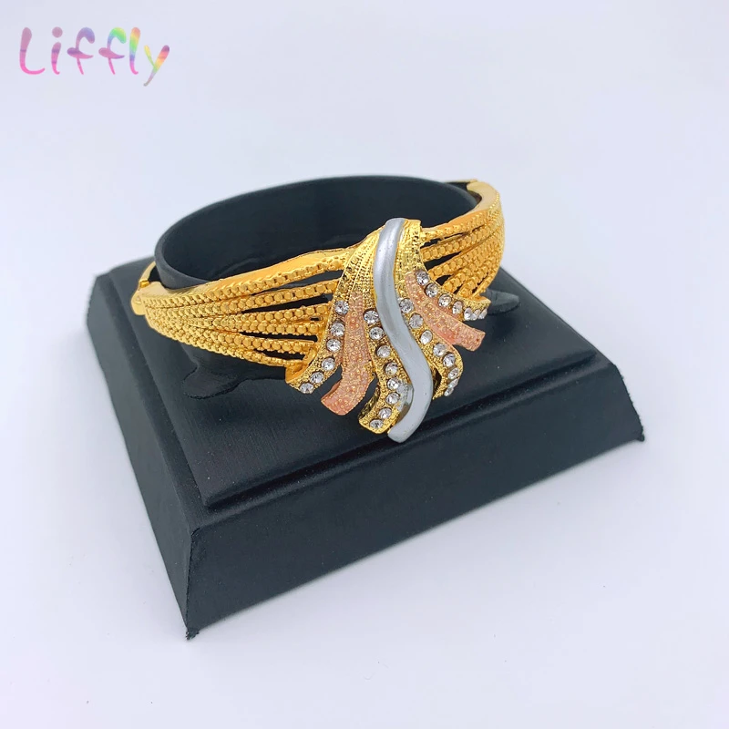 Indian Charm Bridal Color Jewelry Sets Round Necklace Bracelet Gold Earrings Ring African Style Wedding Fashion Crystal | Украшения и