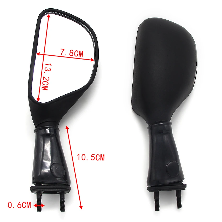 

Motorcycle Mirrors Racing Sport Bike Rear View Mirror For Kawasaki ZX600 ZX636 ZZR600 Ninja 650R ZX900 OEM：56001-1483 56001-1484