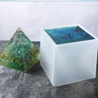 150mm big transparent pyramid shape silicone mould dried flower jewelry making mold resin molds diy resin crafts decorations