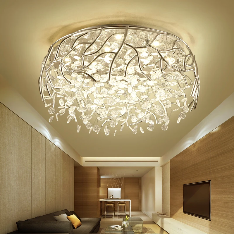 

Modern LED crystal chandelier ceiling Nordic lamps home deco lighting fixtures bedroom luminaires living room hanging lights