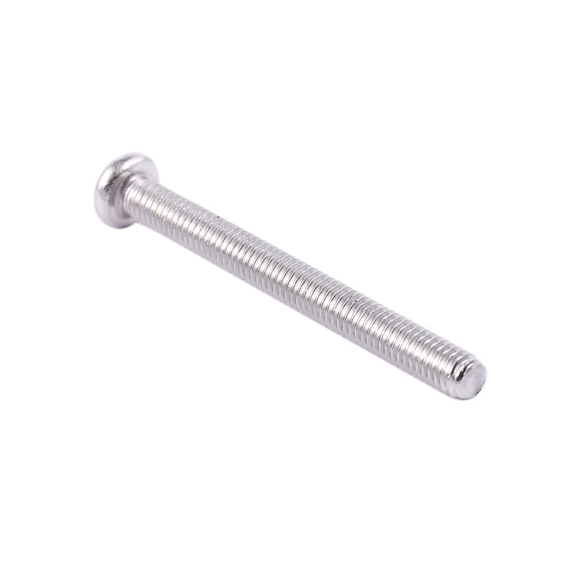 

JFBL Hot 50 pieces M3 x 30 mm Cross round screw silver head bolts