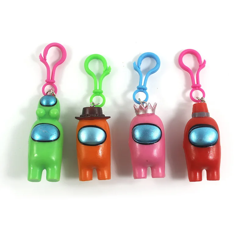 

6cm PVC Anime Model Among Us Game Figure Toys Color Random