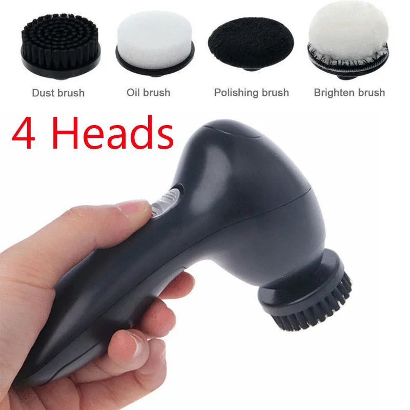 Электрический прибор для чистки обуви машина комплект насадки зубной щетки кожи