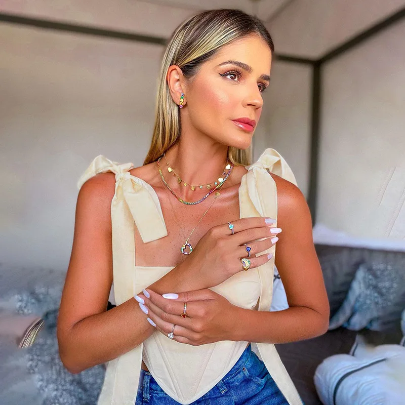 

Zoulv New Fashion Girdle Bandage Fishbone Bow Sweet Little Strap Sexy Tie Collar Slim Strap Wrap Chest Cropped Top Tank Top