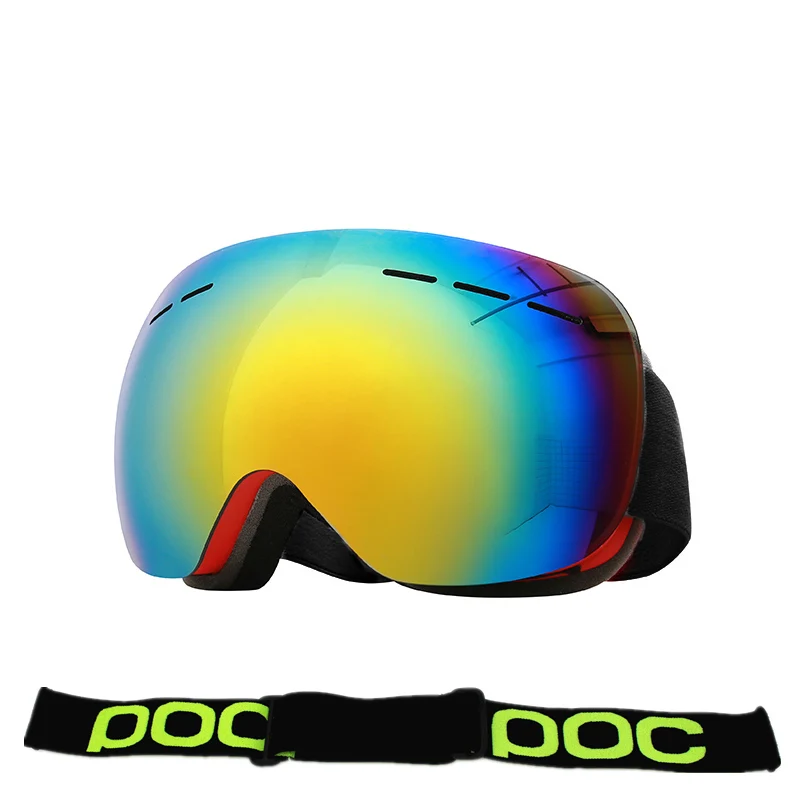 

Brand Ski Goggles Men Women Winter Anti-Fog Snow Ski Glasses with Free Mask Double Layers UV400 Snowboard Goggles