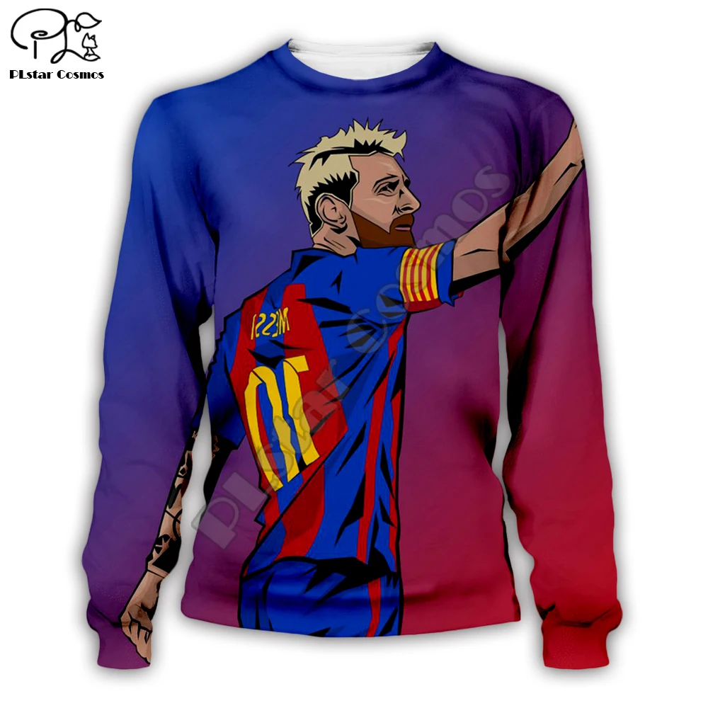 

PLstar Cosmos NewFashion Athlete Goat Lionel Messi Sportsman Football HipHop Streetwear Pullover 3DPrint Casual Funny Hoodies 11