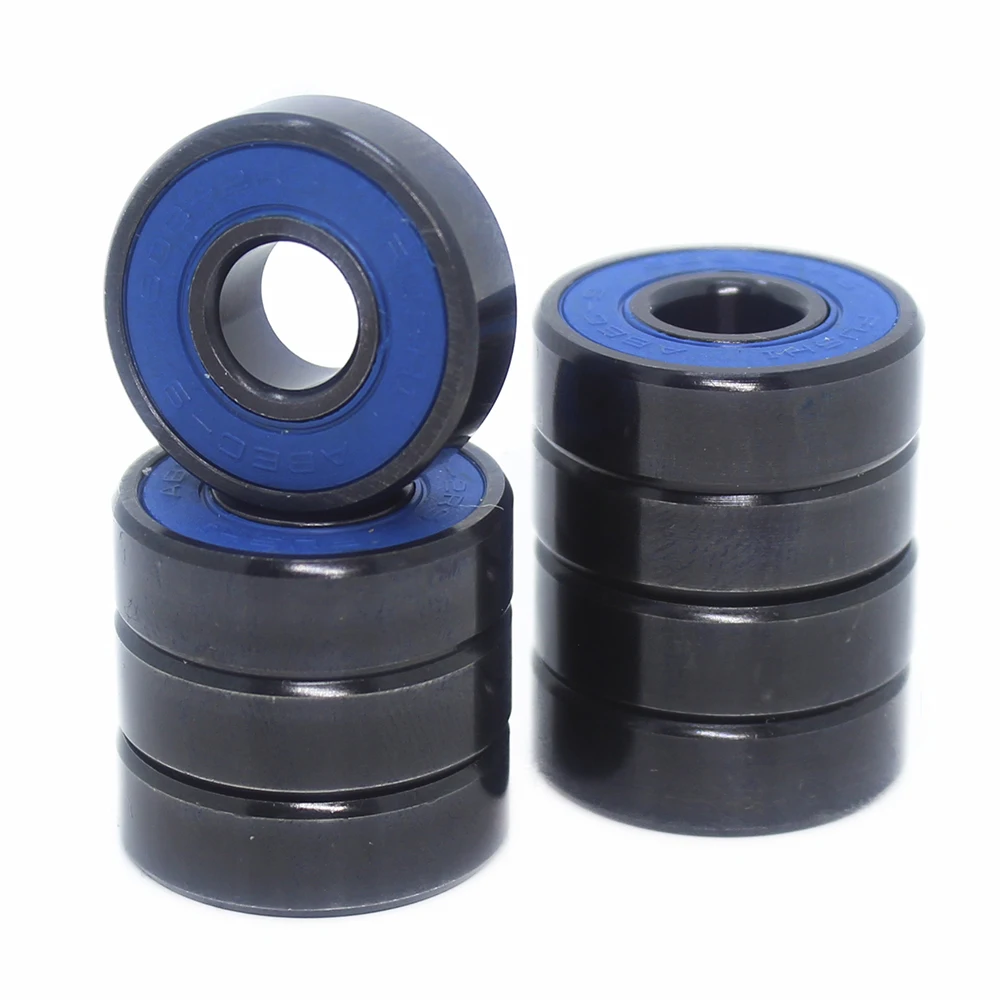 608-black Bearings 8x22x7 Mm ( 10 Pcs ) Abec-9 608 V Rs Surf