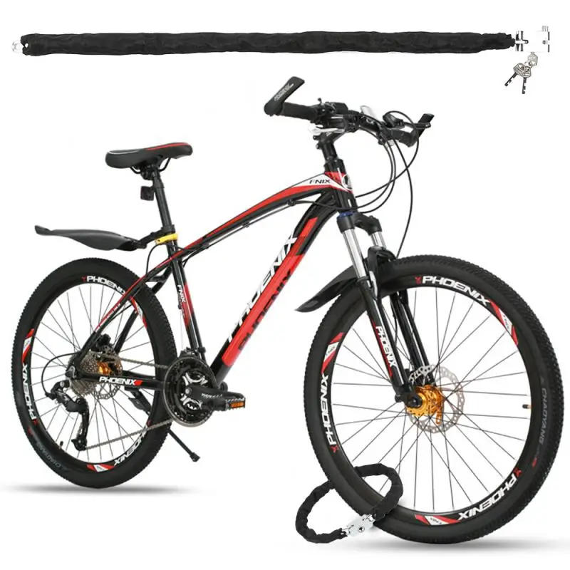 Замок на велосипедную цепь безопасный металлический Противоугонный замок