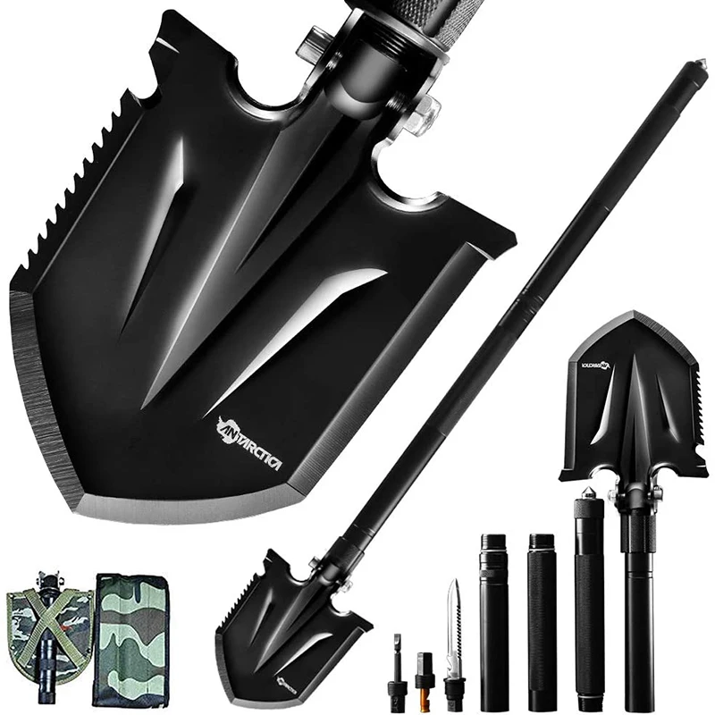 

Camping Shovels Military Folding Shovel Outdoor Survival Pocket Tools Hiking Gear Edc Tool Snow Multi Tool Spyderco Equipment