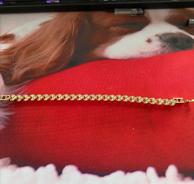 

European and American New Delicate and Luxurious Crystal Bracelet Is Contracted Set To Drill Full Drill Bracelet Bracelet