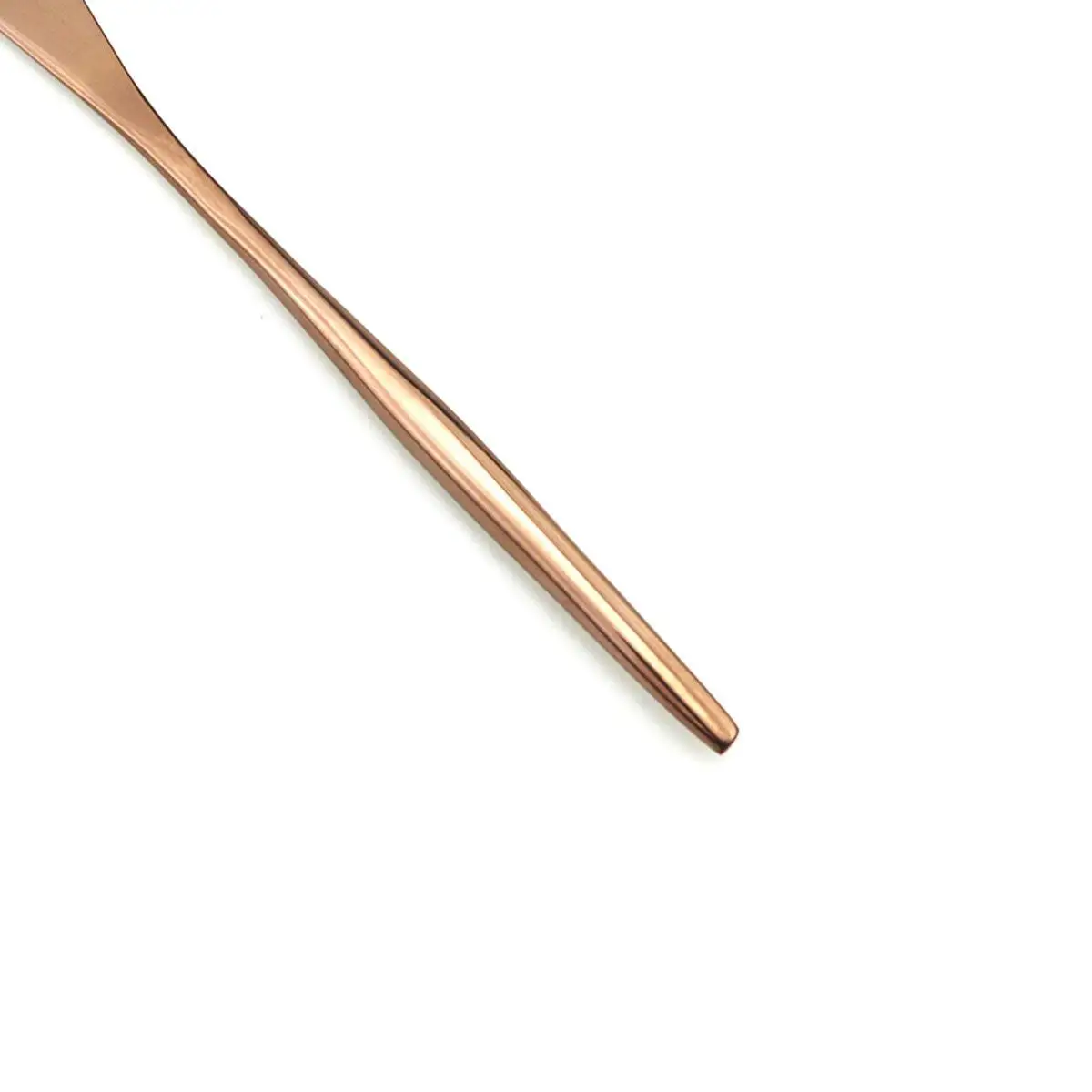 4-Piece Stainless Steel Dinnerware High Quality Metal Tableware Rose Gold Mirror Polished Butter Steak Knife Bagels Cheese | Дом и сад