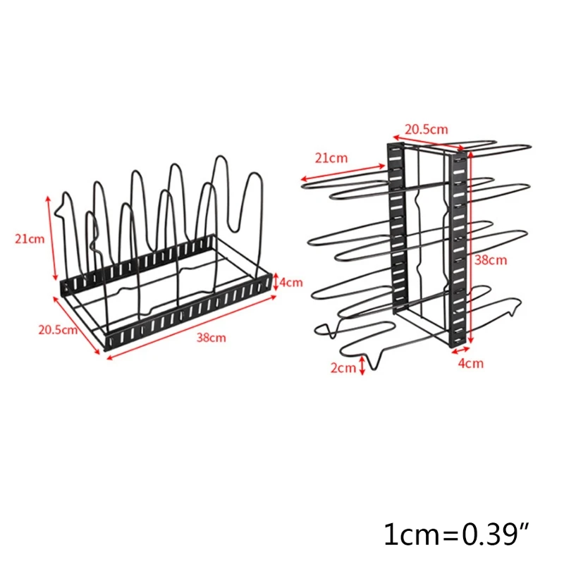 

Подставка для кастрюль X7AB, органайзер, регулируемый держатель, кухонная посуда, полка для крышек кастрюль, кладовой
