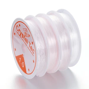 Эластичный Шнур для бисероплетения с кристаллами 0,5, 0,6, 0,7, 0,8, 1 мм для браслетов, растягивающаяся нить, нитка для ожерелья сделай сам, шнуры для изготовления ювелирных изделий, провод