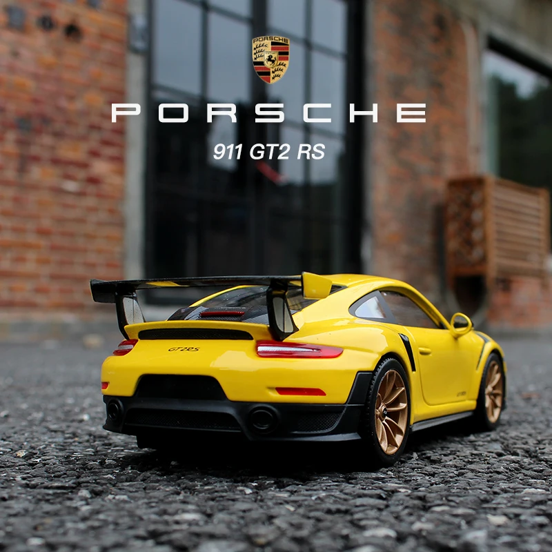Модель автомобиля Maisto 1:24 Porsche 911GT2 RS Roadster модель из сплава украшение коллекционная
