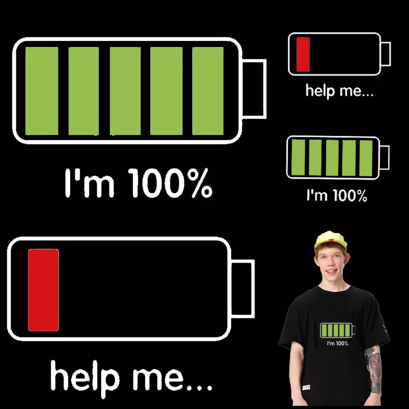 Переводные наклейки с питанием от аккумулятора для одежды футболок наклеек