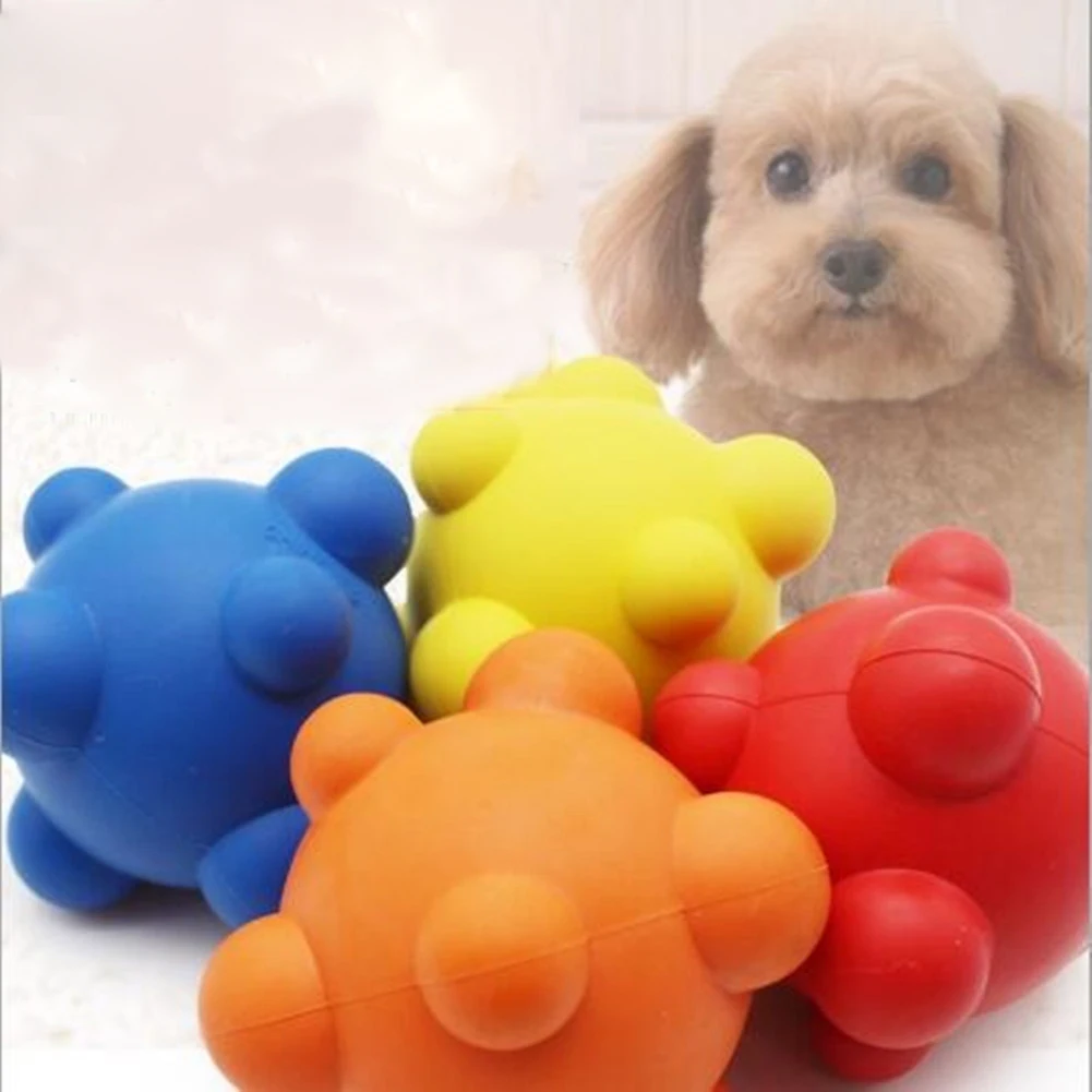 Резиновый жевательный шарик для собаки утечка домашних животных игровой мяч