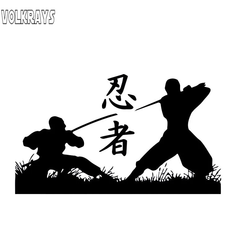 Volkrays модная наклейка на автомобиль воин ниндзя Самурай аксессуары