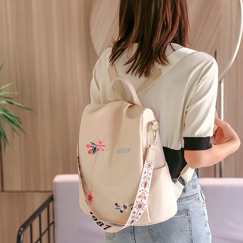 Повседневная водонепроницаемая сумка рюкзак унисекс из ткани Оксфорд в