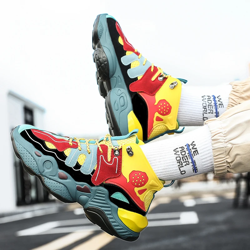 

Мужские кроссовки, высокие носки, обувь для бега, мужские кроссовки, дышащая повседневная обувь для бега, Модные баскетбольные кроссовки дл...