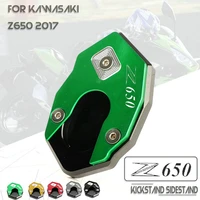 motorcycle accessories kickstand sidestand stand extension enlarger pad for kawasaki ninja 650 er6n er6f 2011 2014