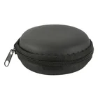 Мягкая Силиконовая Овальная сумка для хранения наушников, черная портативная коробка для хранения универсальных наушников