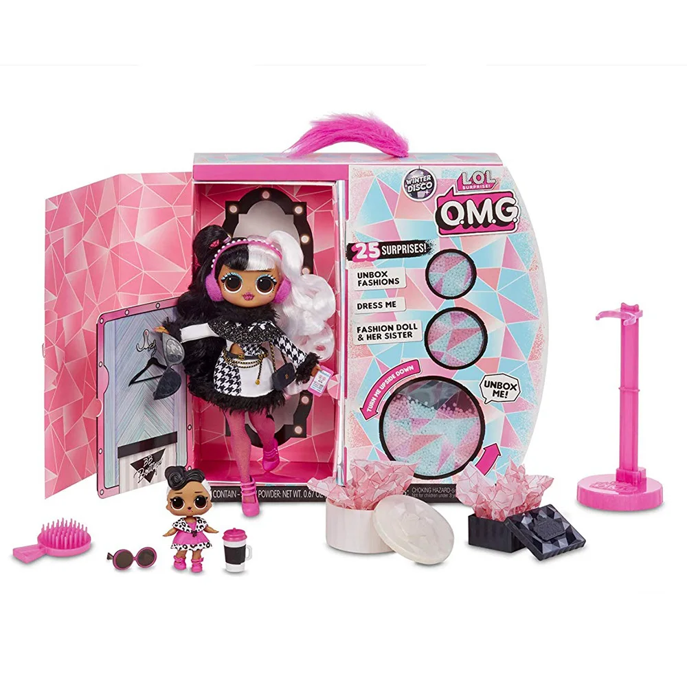 Оригинальные куклы LOL оригинальные OMG игрушка серия Winter Disco собирают красивые