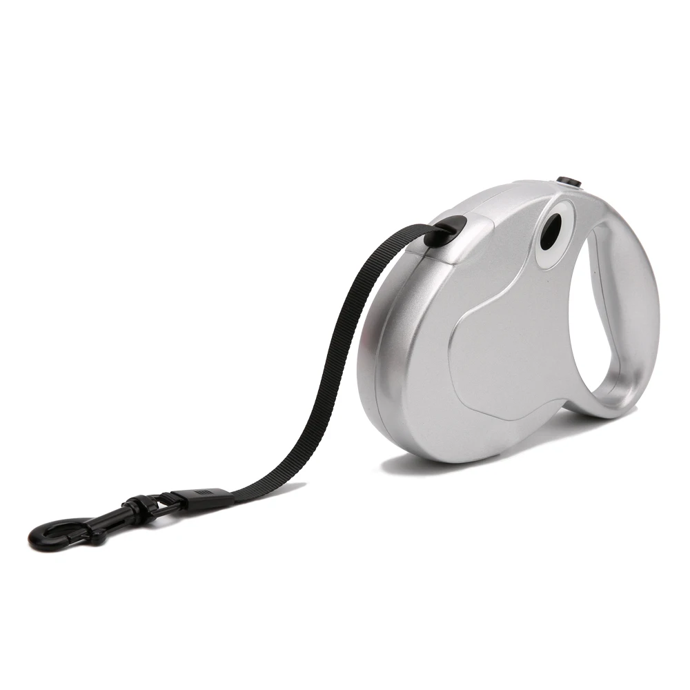 

Newest Pet Product Top Quality Dog Leash Rope Retractable Leashes Dog Gold Silver Collar Harness Automatic Extending Dog Leash