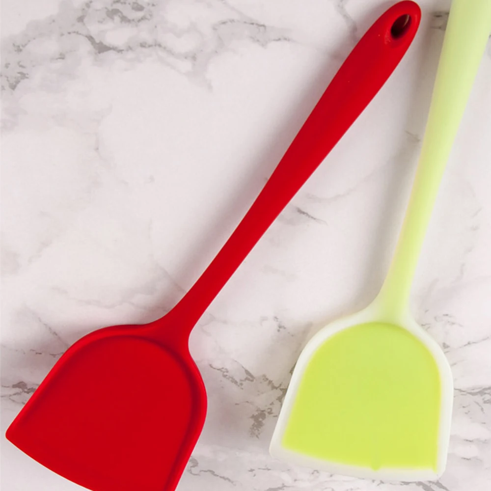 Новинка 2019 домашний силиконовый шпатель встроенный для пищевых продуктов
