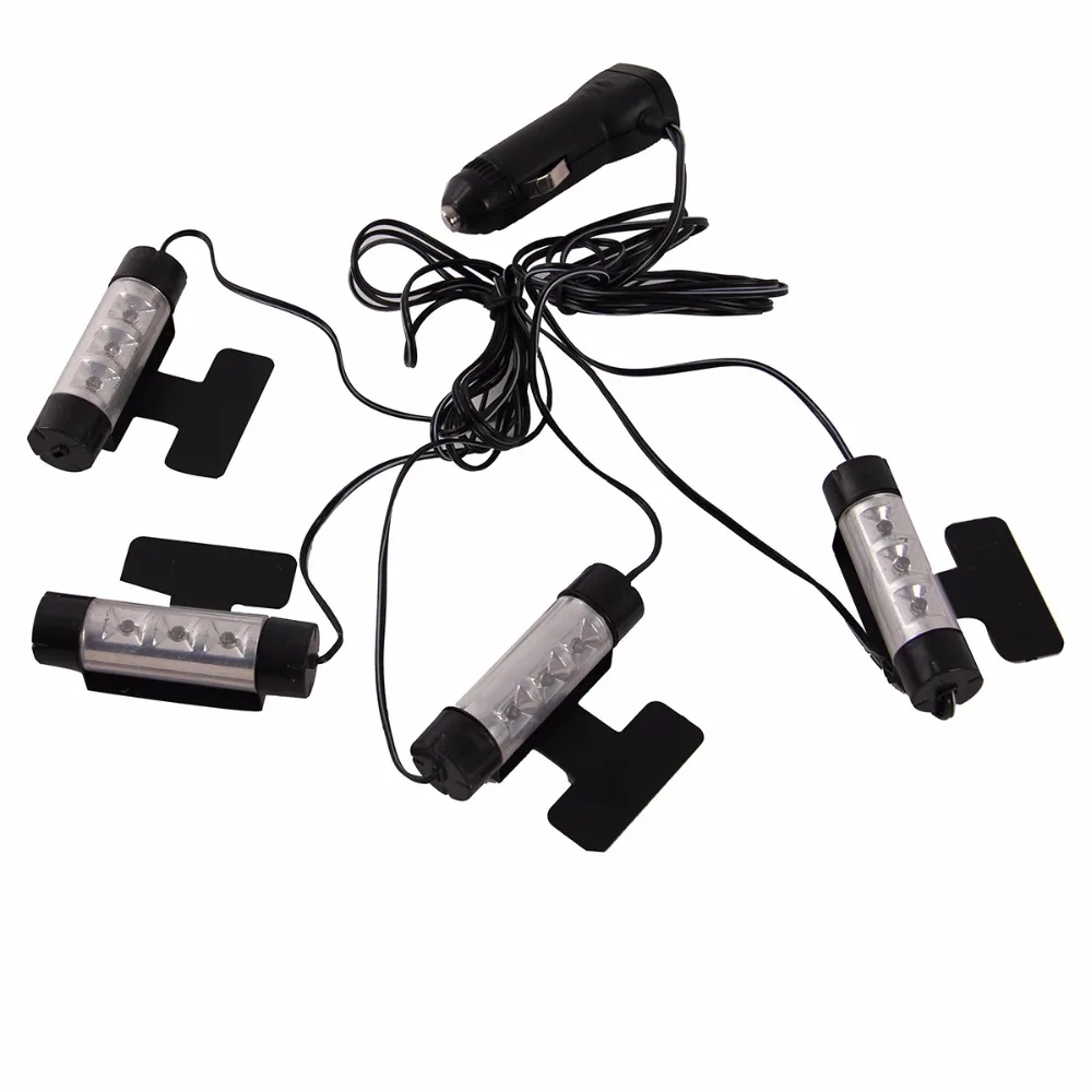 Синий светодиодный автомобильный интерьерный светильник POSSBAY декоративный