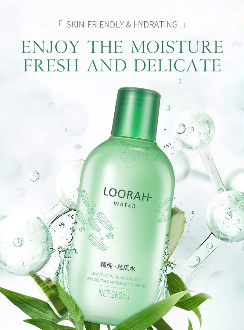 Loofah toner Loofah Face Tonic Moisturizing Hydration Anti-Aging Oil Control Shrink Pores Makeup Water Face Toner Skin Care