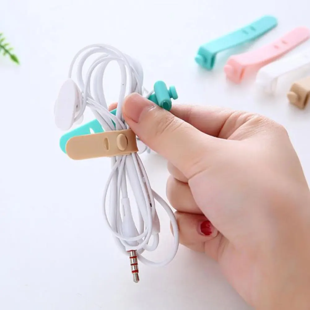 Многоразовые Кабельные стяжки с крючком ремешки для шнура органайзер проводов