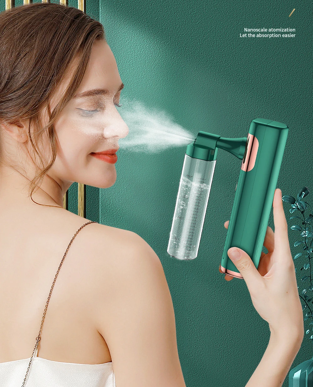 

Нано-спрей высокого давления для лица, аппарат для очистки пятен, инструмент для инъекции кислорода и воды для лица, Аэрограф, инструмент для ухода за кожей