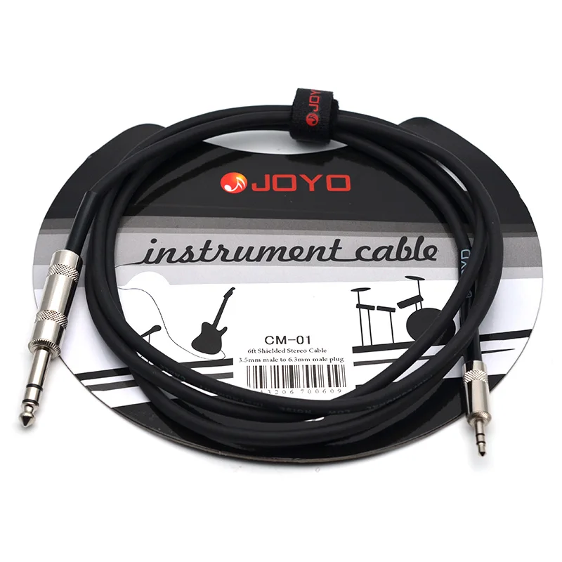 JOYO инструментальный кабель CM-01 экранированный обоих концах для подключения к