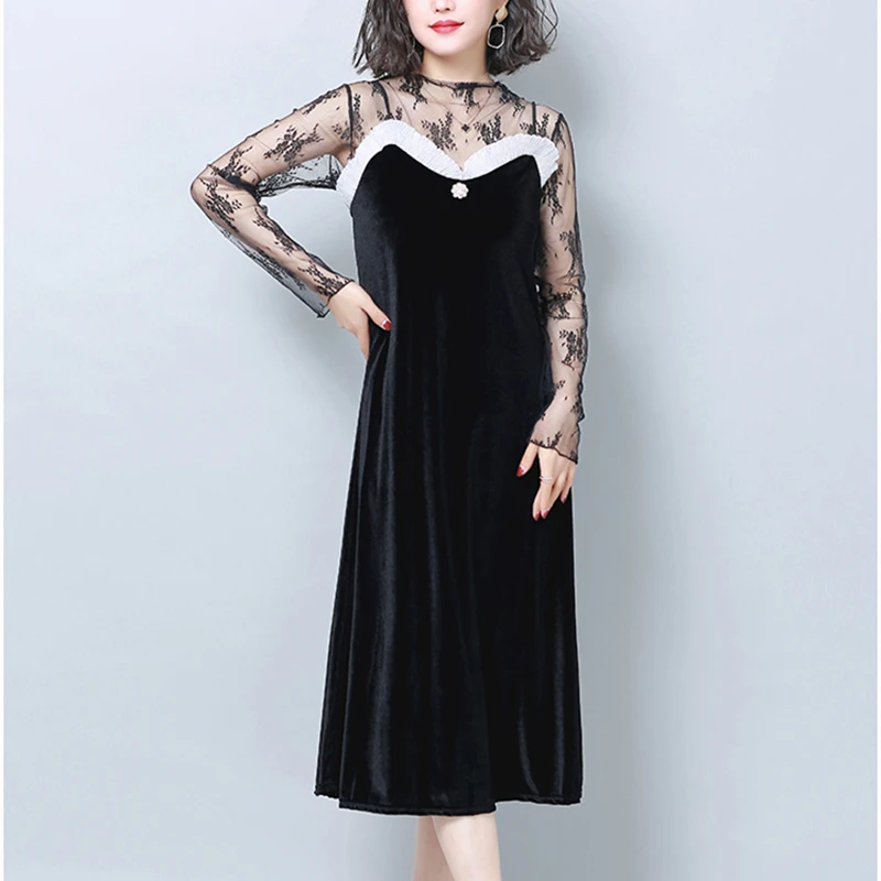 OllyMurs 2019 New Women Velour Dress Vintage Spaghetti Strap Long Dresses Sleeveless Black Maxi Vestidos Ladies Sexy Sundress | Женская