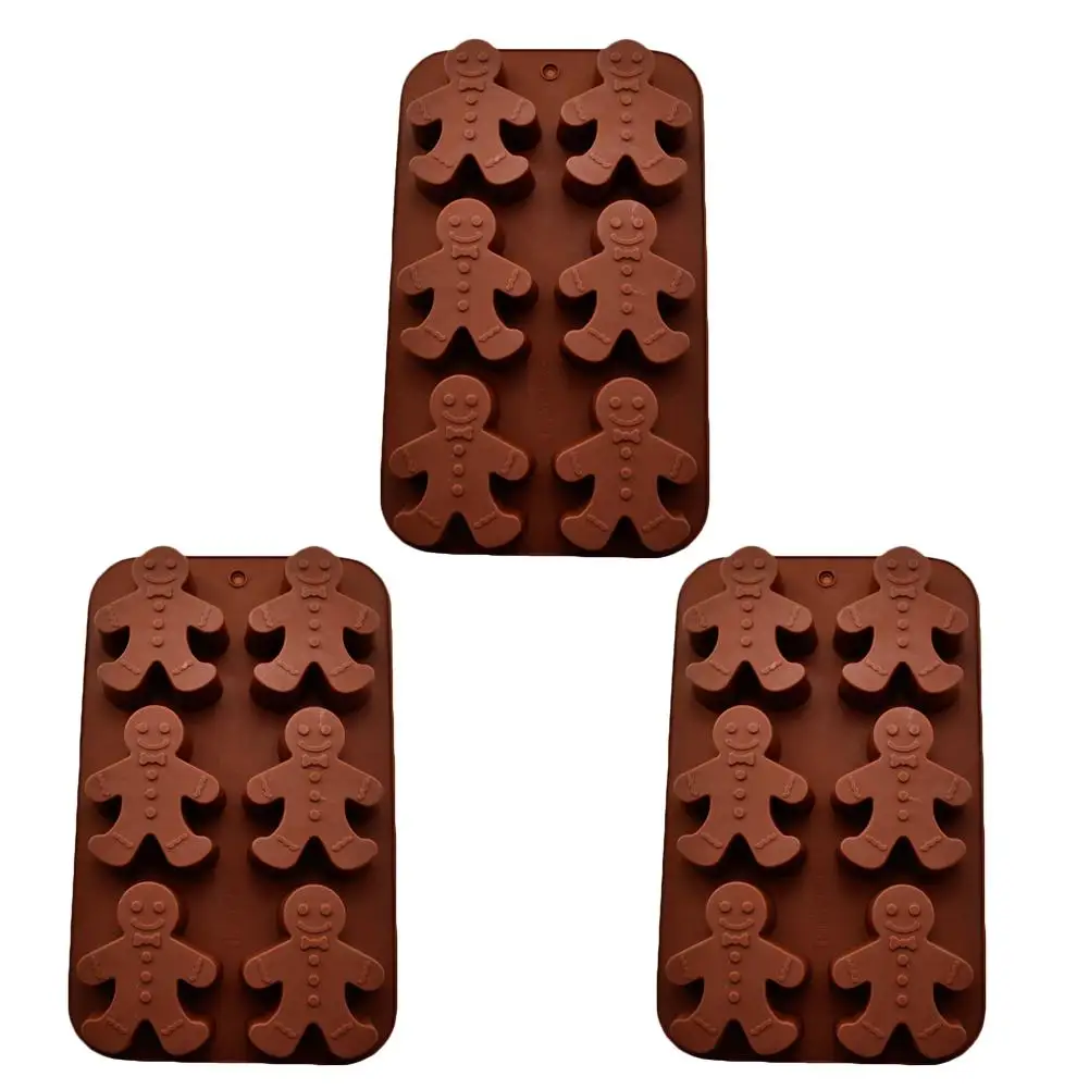 3 шт. микроволновая печь пряник человек плесень для еды класса силикагель выпечки