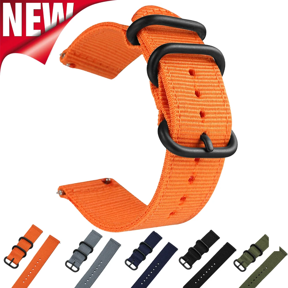 Спортивный ремешок для часов мягкий Тканый нейлоновый Samsung Galaxy Watch 22 20 мм 42 46 Gear S3 S2