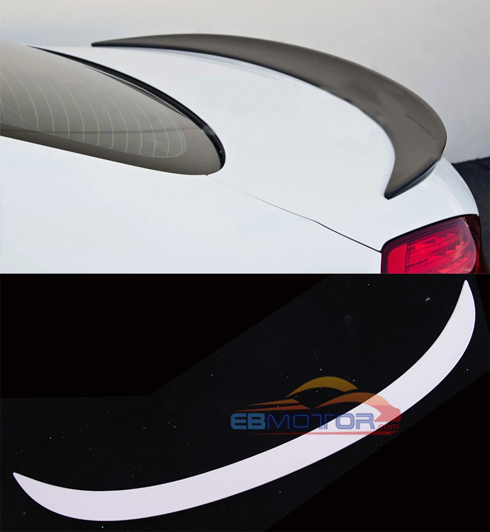 Неокрашенный M спортивный автостайлинг стекловолокно спойлер багажника для BMW F13