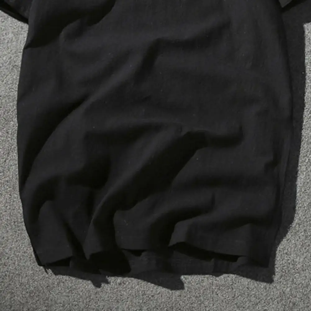 

2021 New Mens Summer Breathable Linen T shirts Male Vintage short sleeve T-shirt Linen V-Neck tshirt Tops Plus Size 4XL