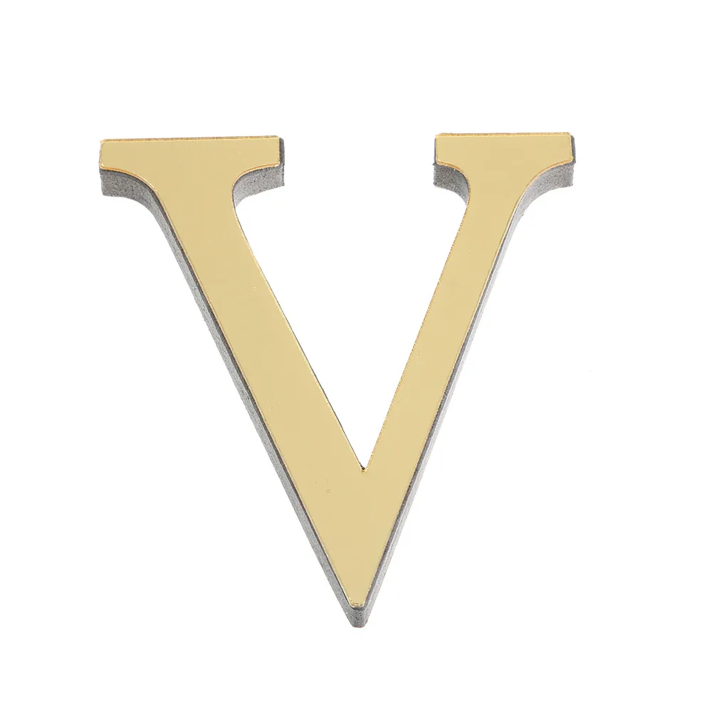 Зеркальные настенные 3d-наклейки сделай сам с 26 буквами | Дом и сад